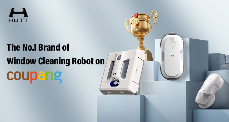 HUTT's Window Cleaning Robot Leads on COUPANG